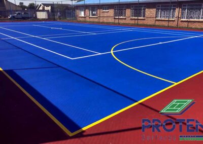 proten surface: tennis-court construction