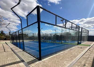 proten surface: tennis-court-and pedalball construction