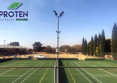 proten surface: turf-court-construction